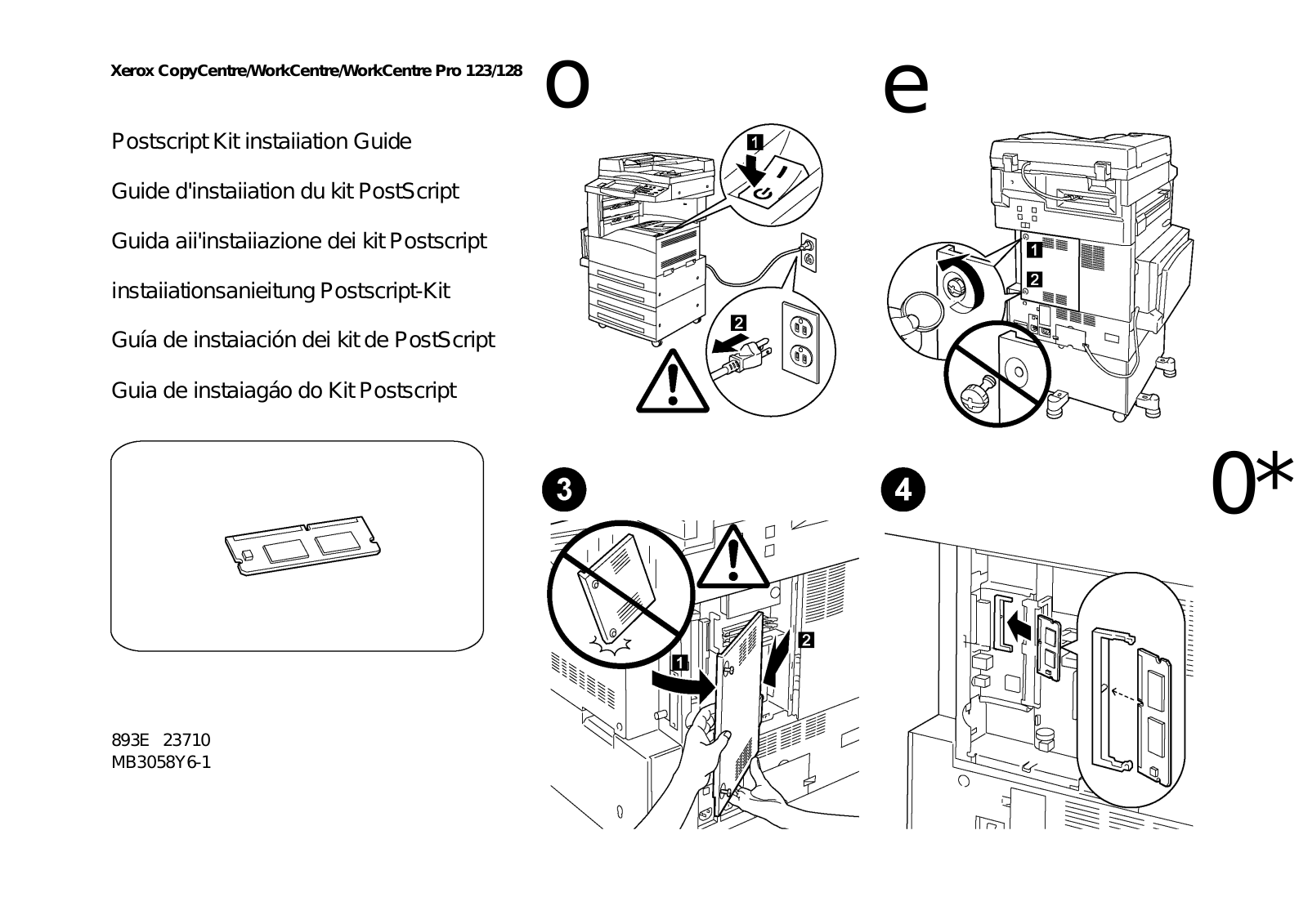 Xerox M123, M128-15527 User Manual