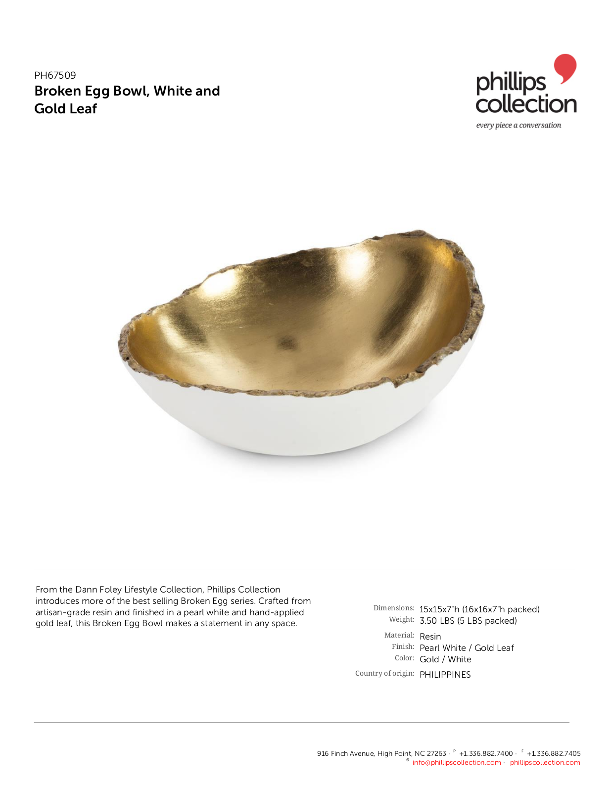 Phillips Collection TPC10145 Specifications - ManualMachine.com