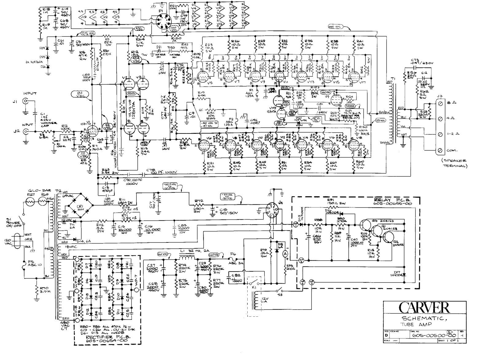 Carver Tube-Amp Schematic