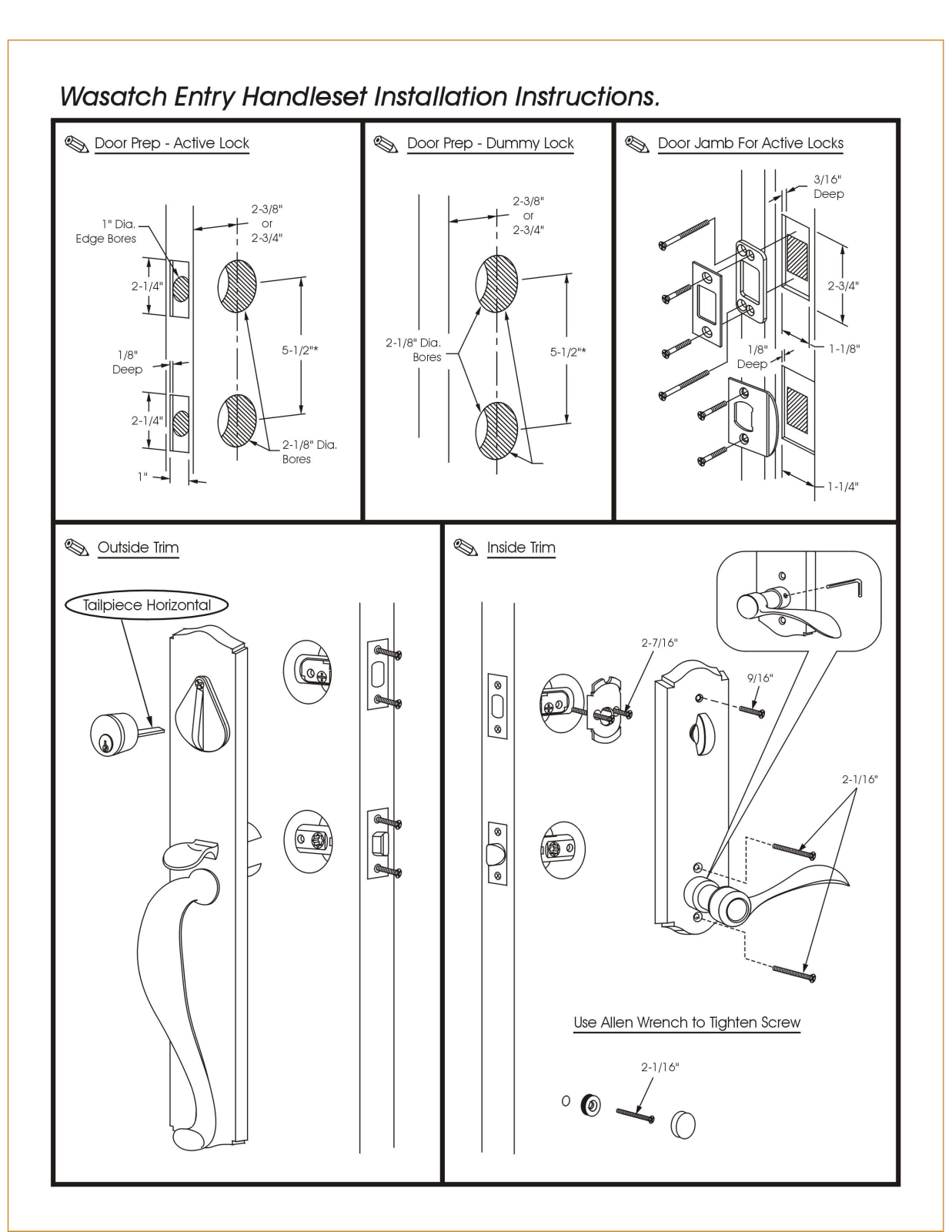 Sure-Loc Hardware SLOC1045 Installation & Assembly - ManualMachine.com