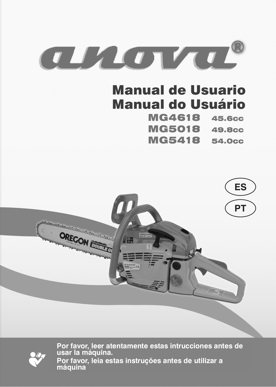 Anova MG5018 User Manual