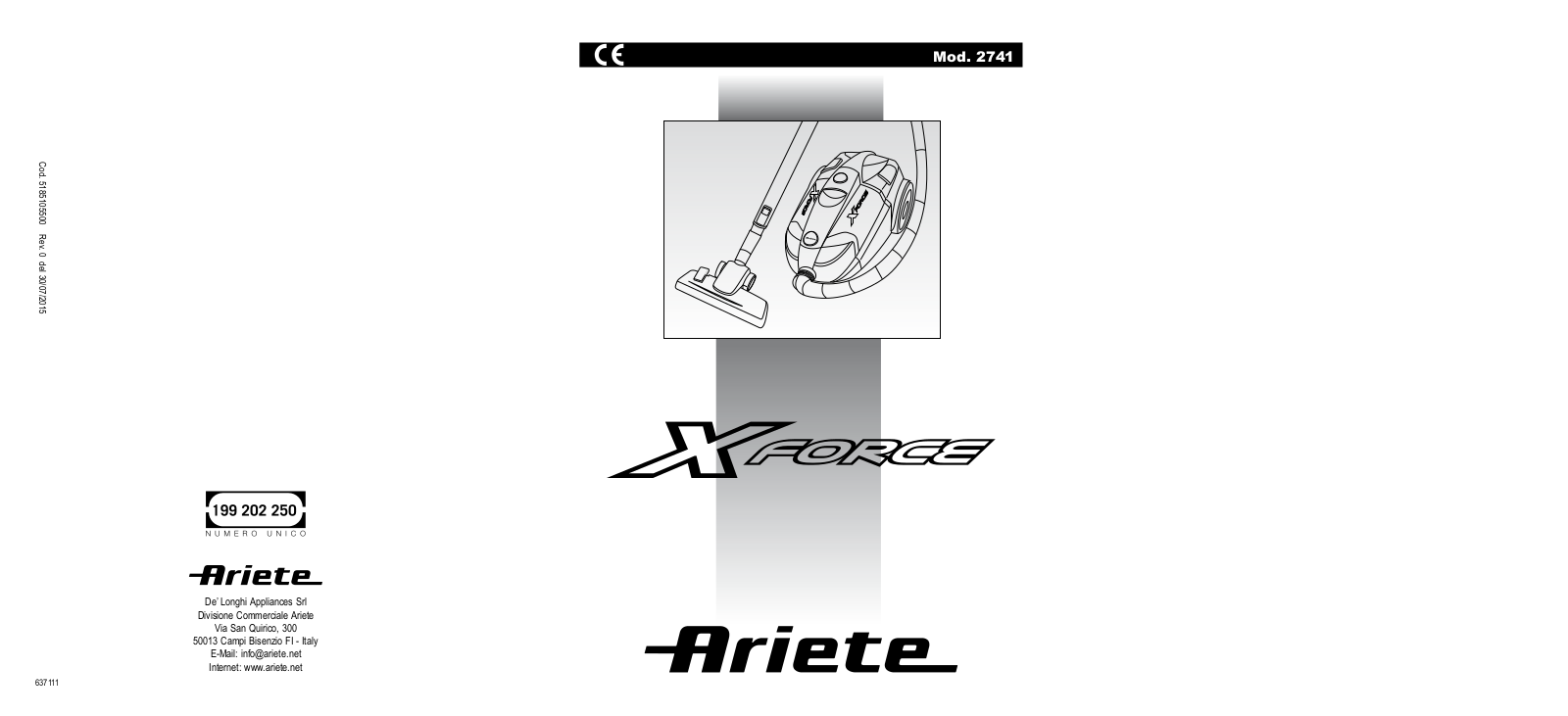 Ariete 2741 User Manual