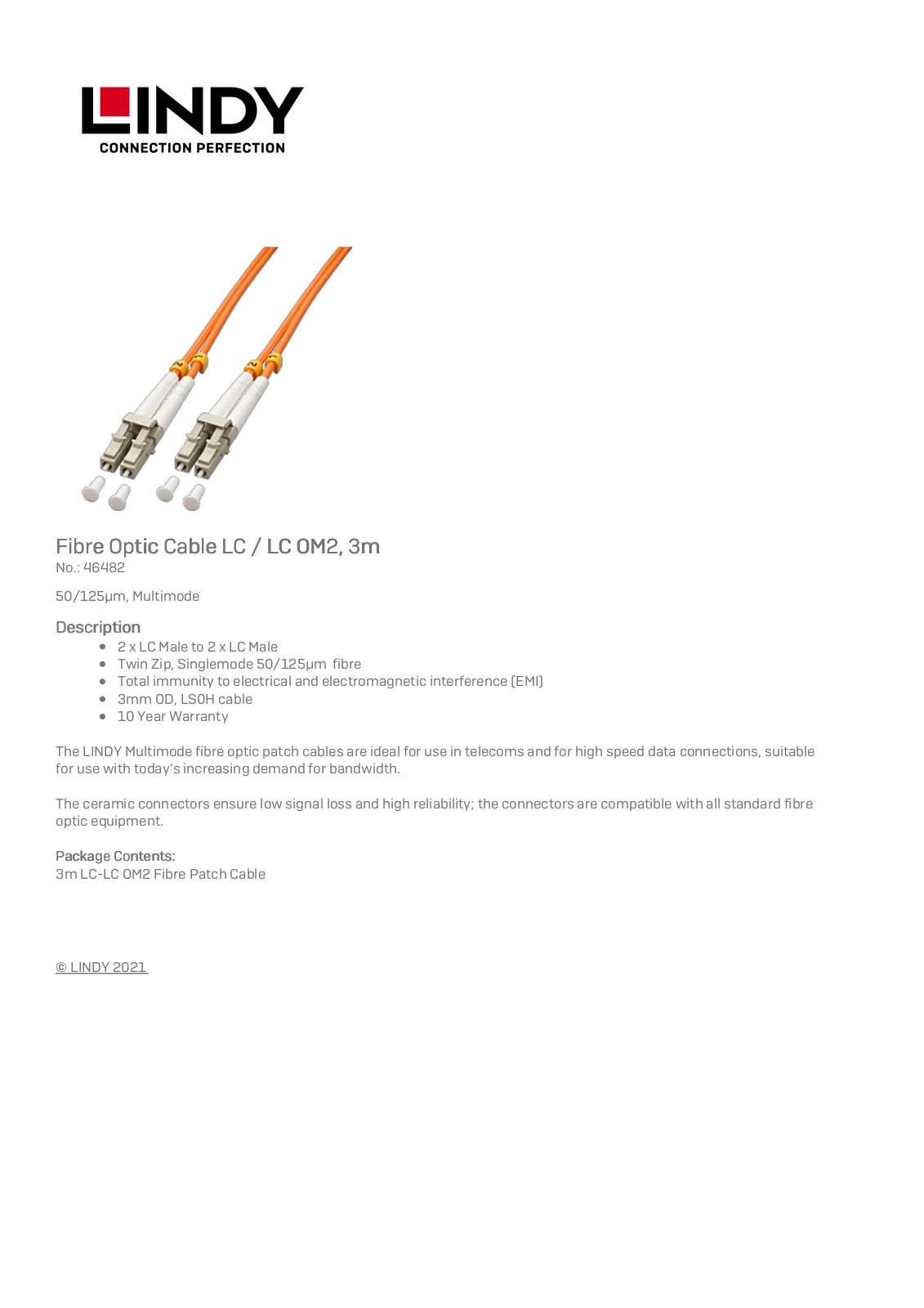LINDY 46482 Datasheet - ManualMachine.com
