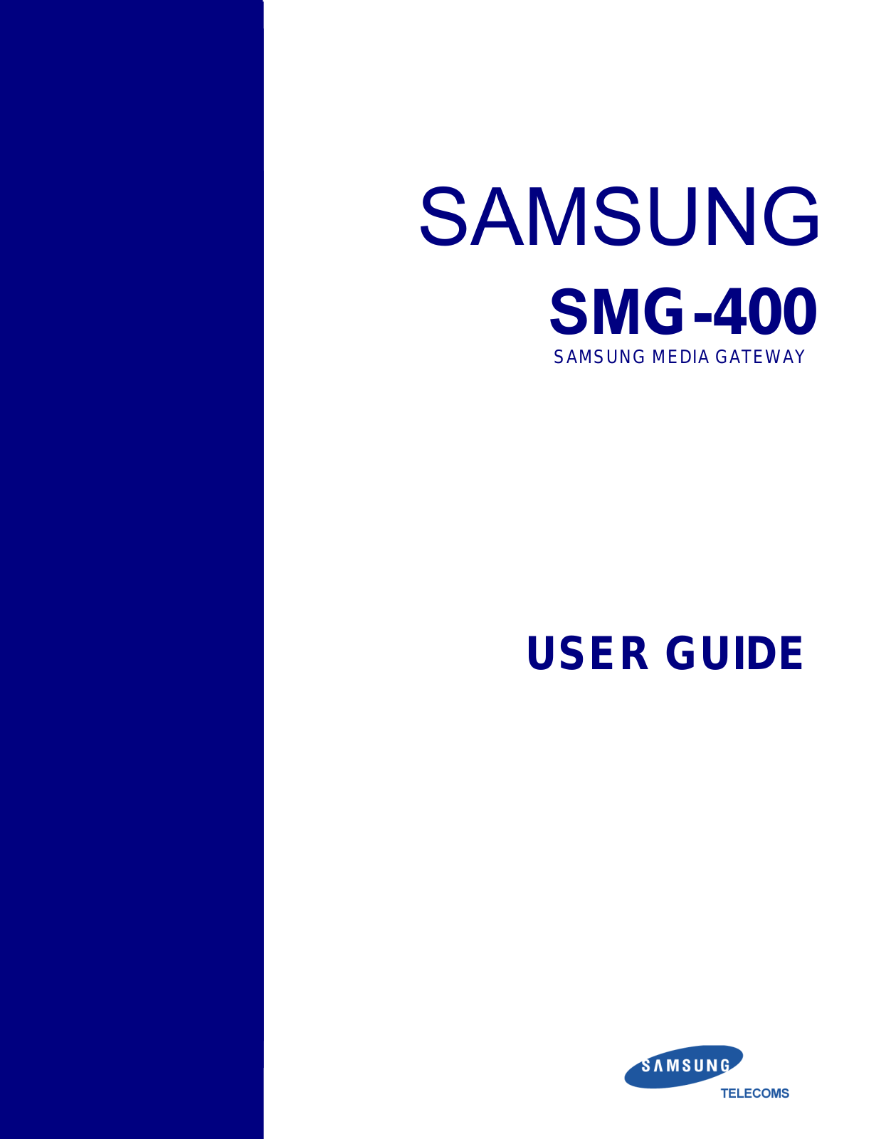 Samsung SMG-400 User Manual