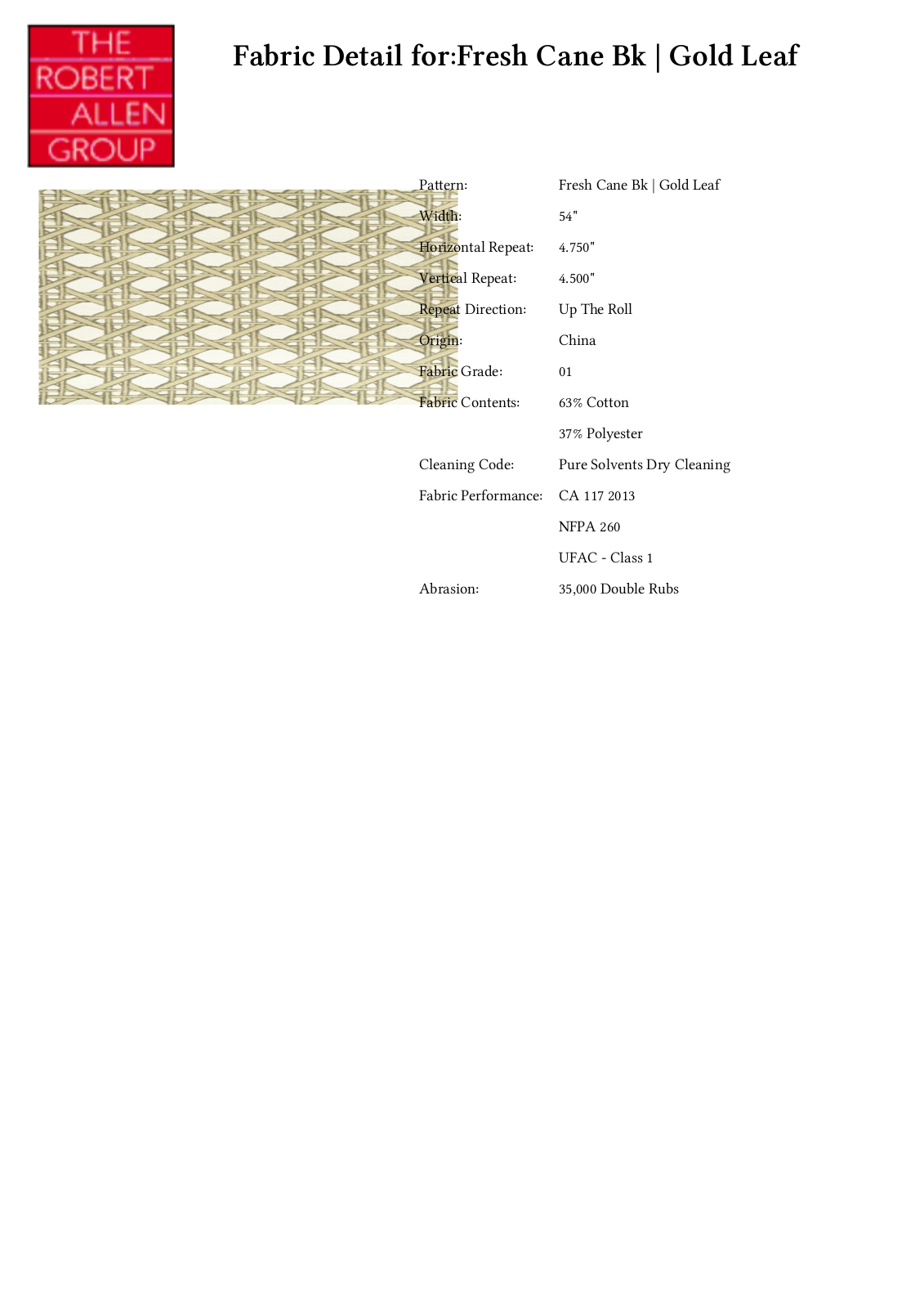 Robert Allen RALF1058 Specifications - ManualMachine.com