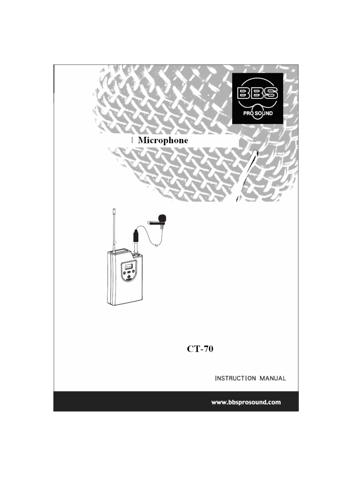 BBS Prosound CT70 User Manual