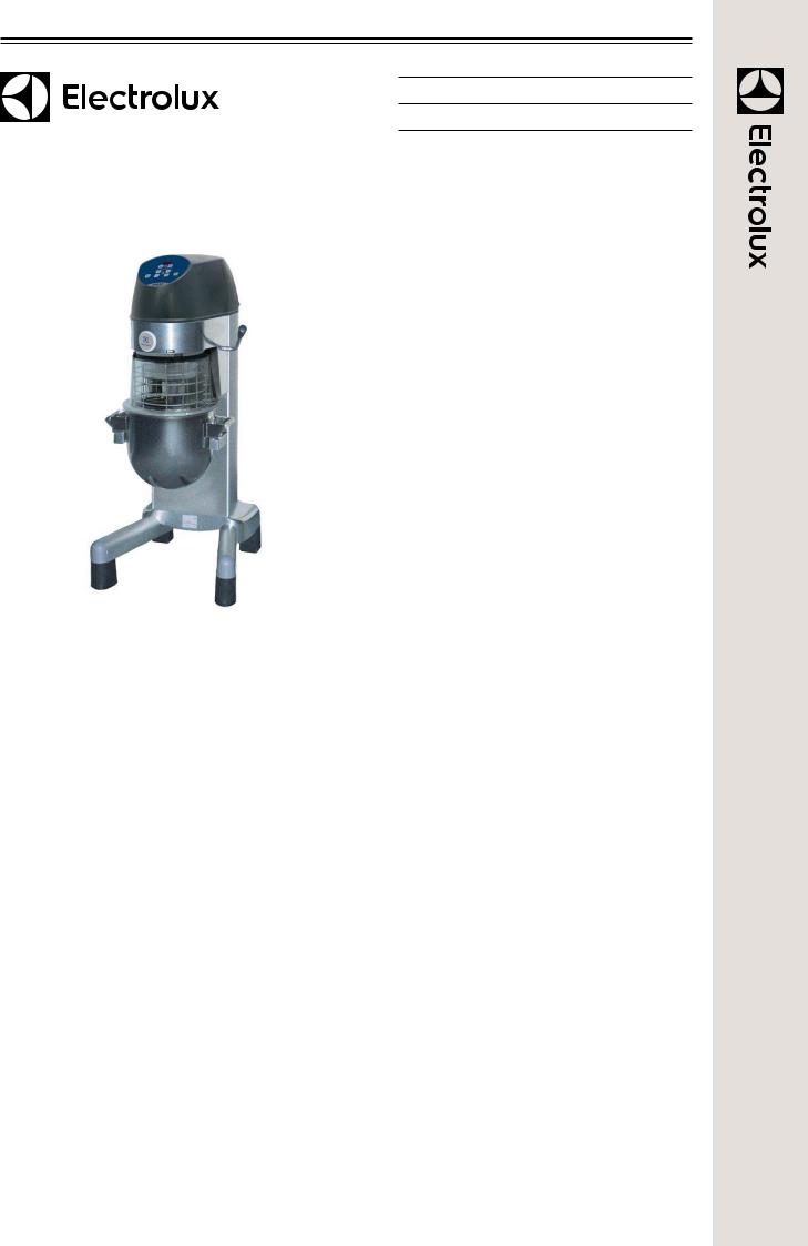 Electrolux XBBE20B Datasheet