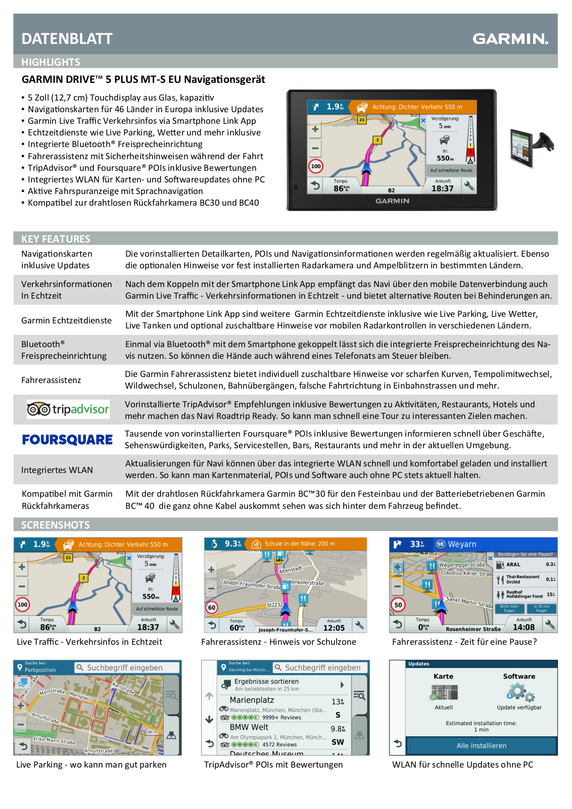 Garmin Drive 5 Plus MT-S User Manual