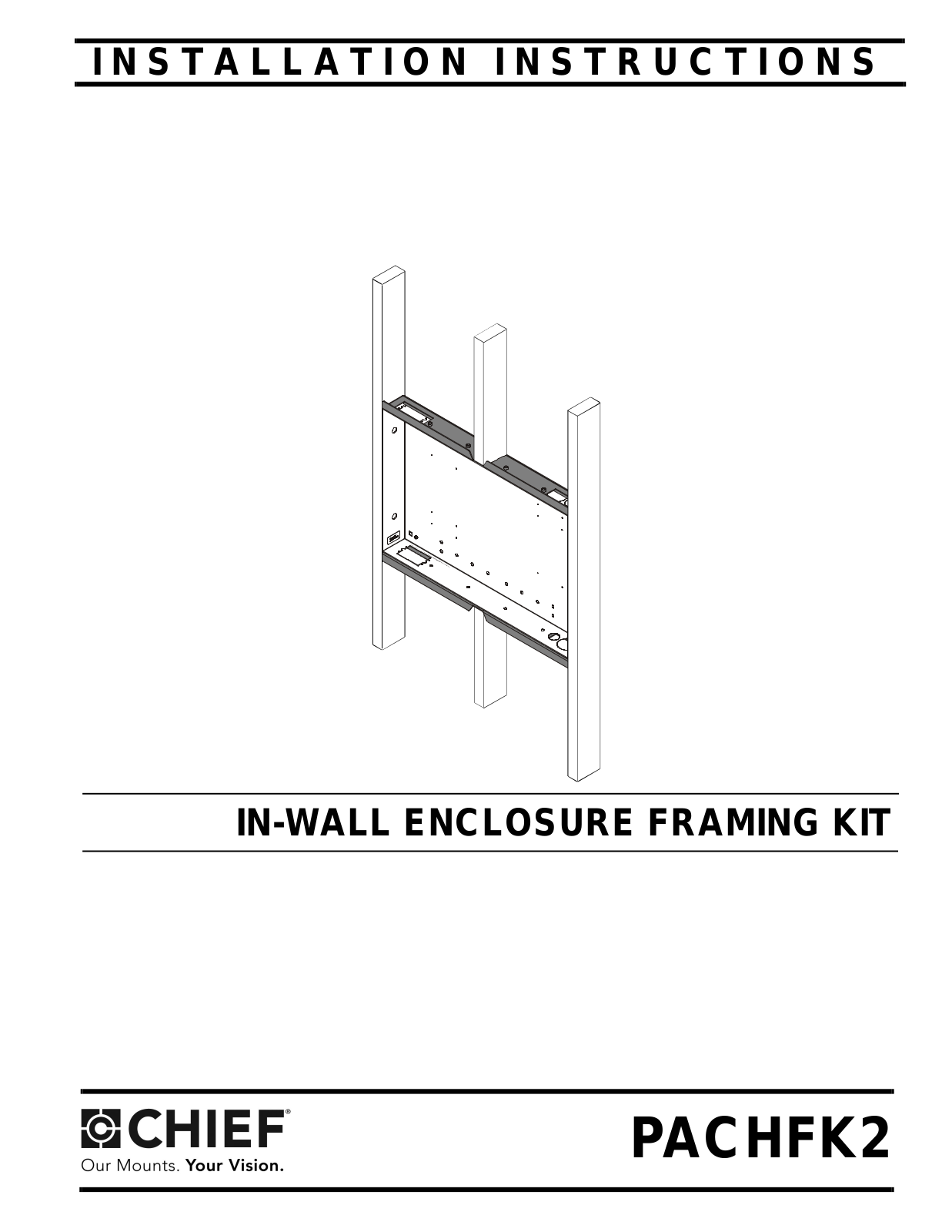 CHIEF PACHFK2 User Manual