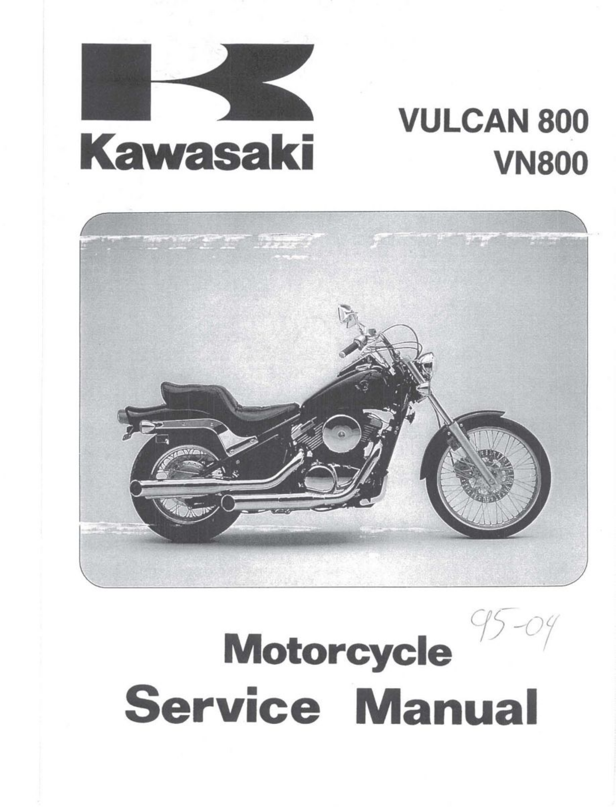 Kawasaki VULCAN 800 User Manual