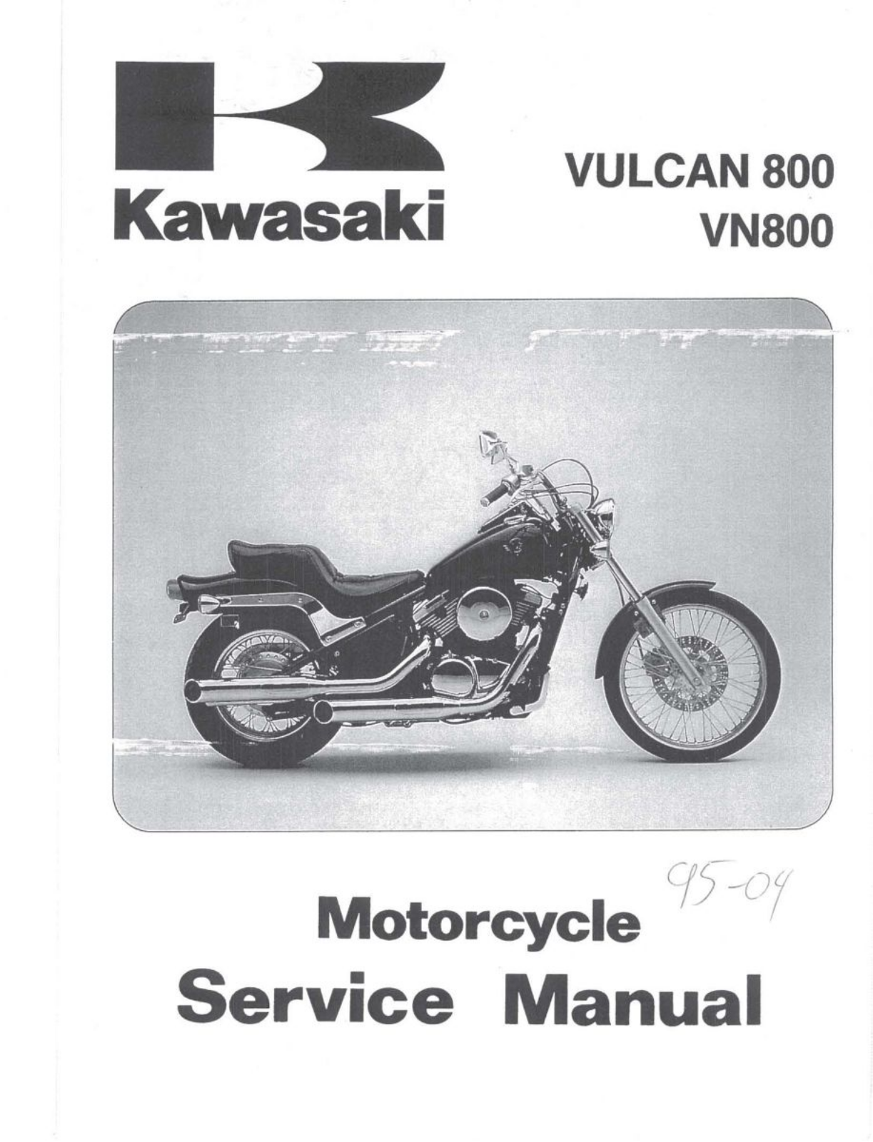 Kawasaki VULCAN 800 Manual