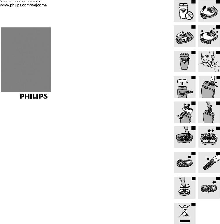 Philips HQ136, HQ132, HQ130 User Manual