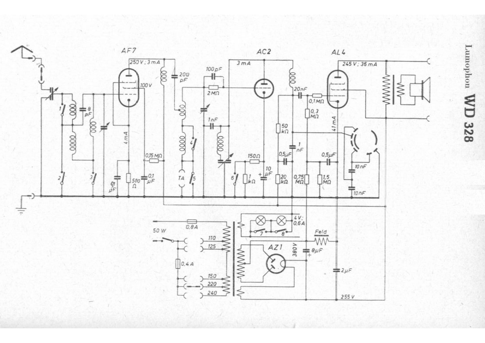 Lumophon wd328 schematic - ManualMachine.com