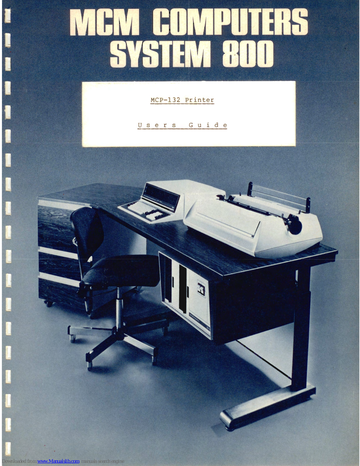 MCM Computers MCP-132 User Manual - ManualMachine.com