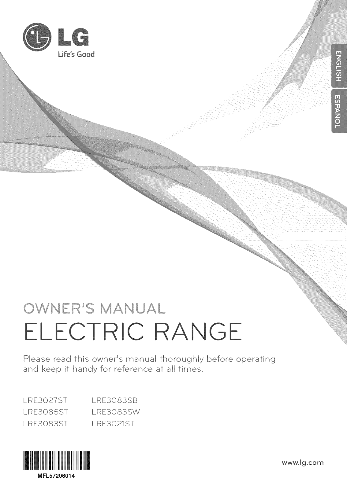 LG LRE3083ST/01 Owner’s Manual
