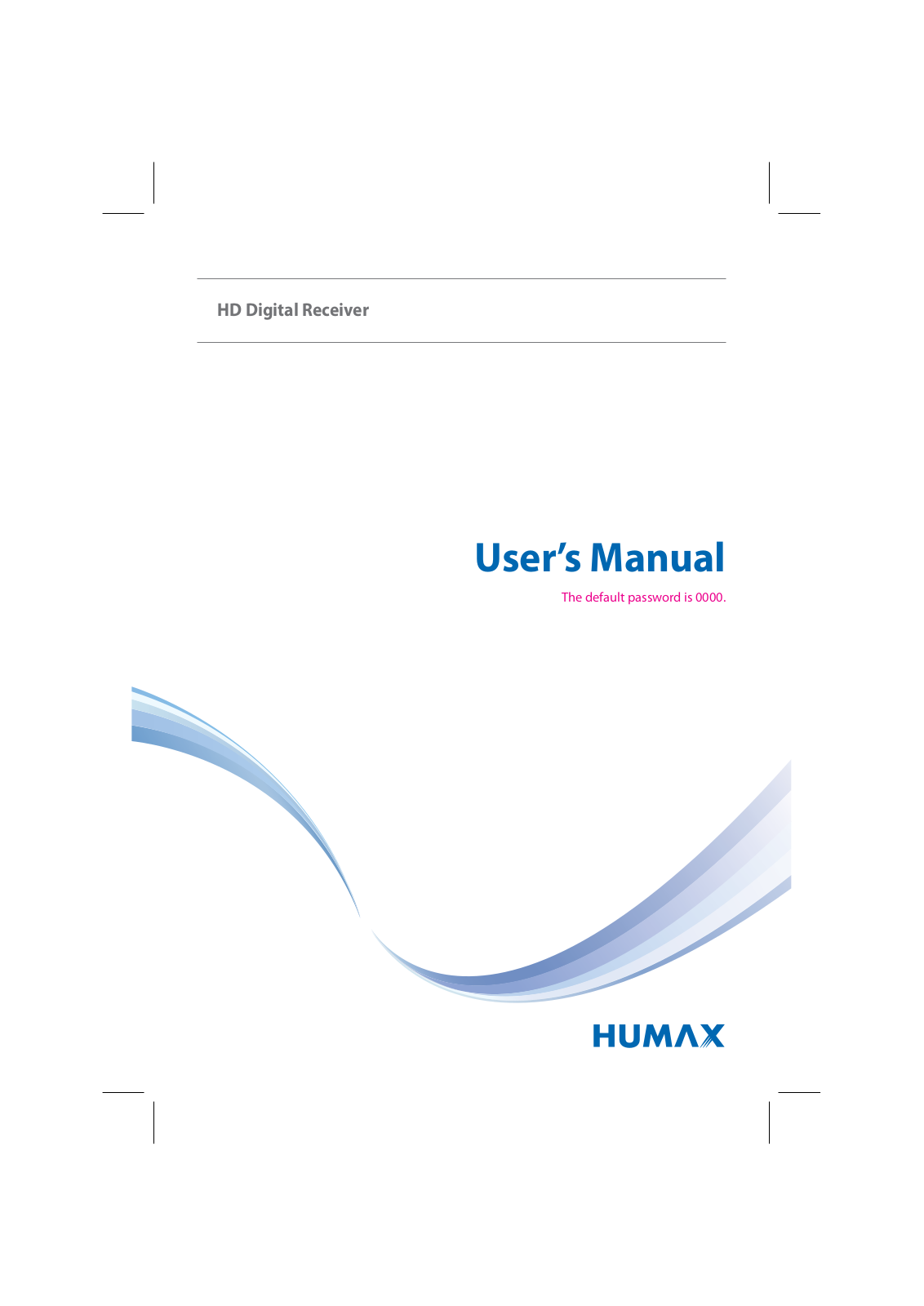 Humax IR2020HD User Manual