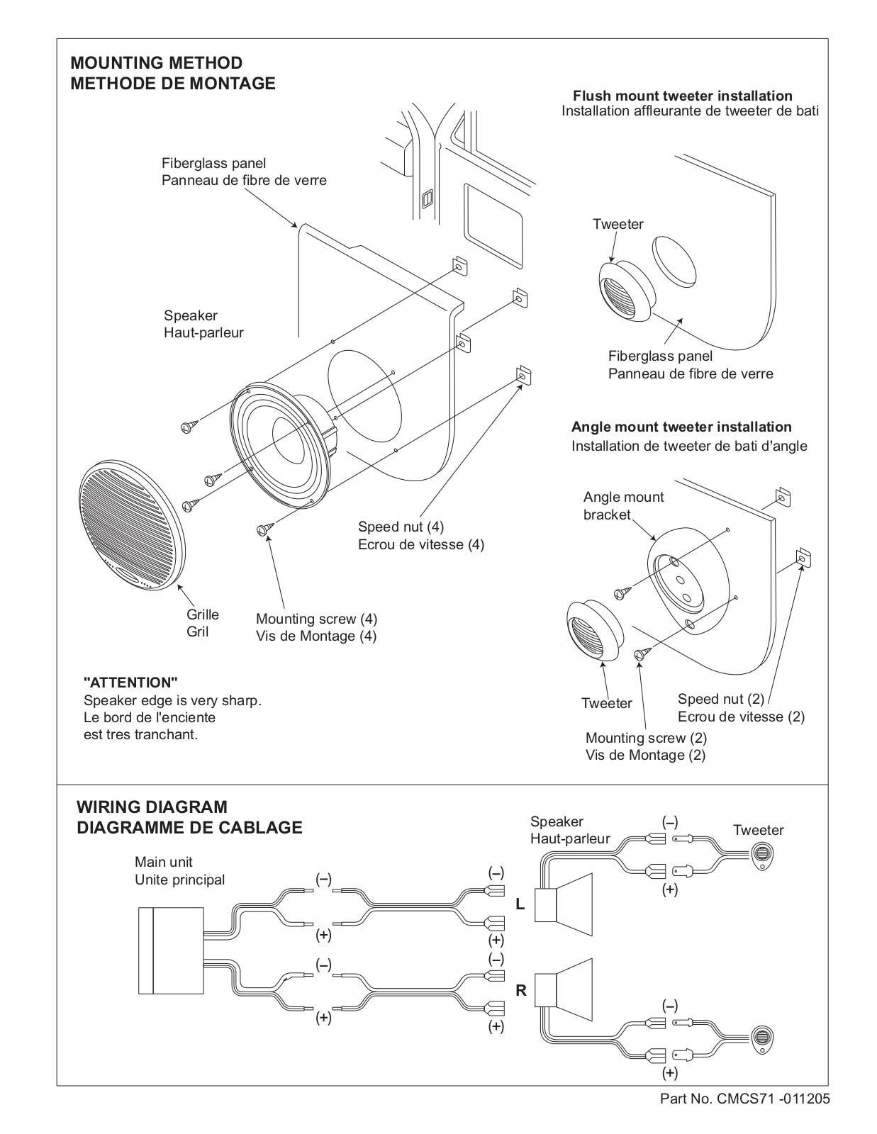 Clarion CMCS7.1 User Manual