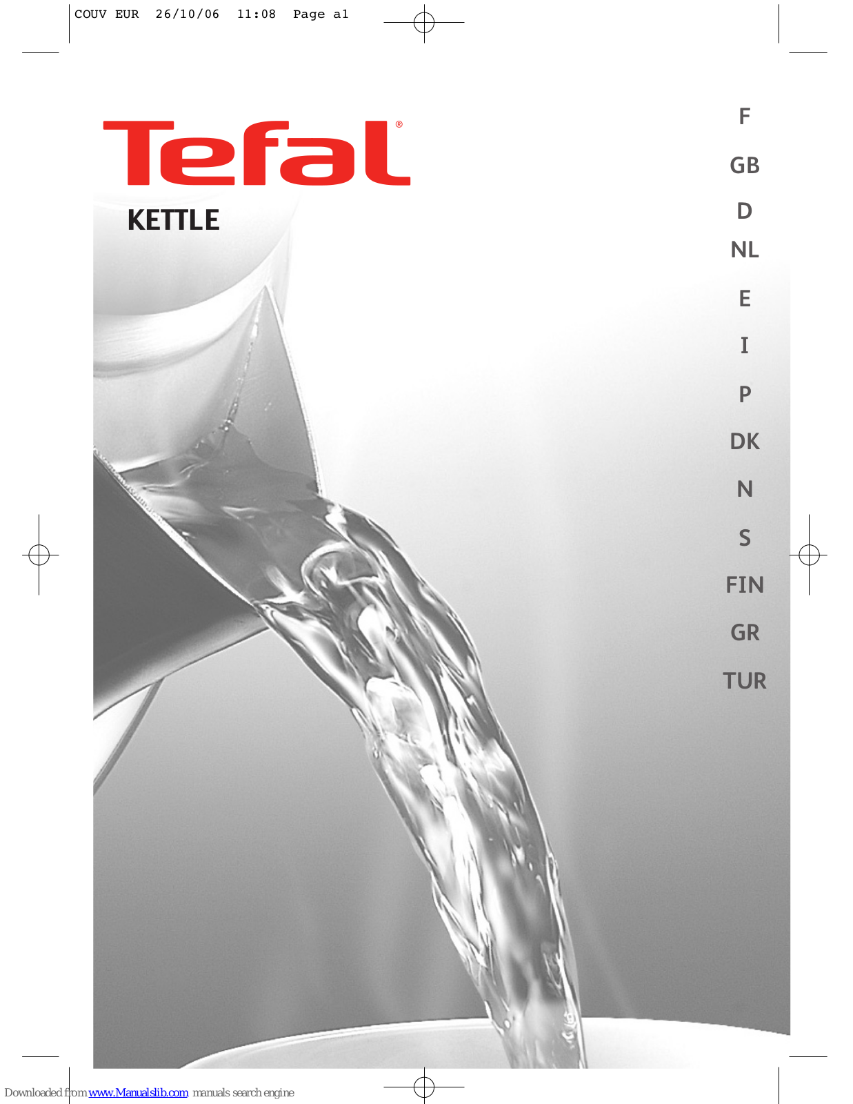 TEFAL BI7625 MINI, KETTLE - MANUAL 2 User Manual