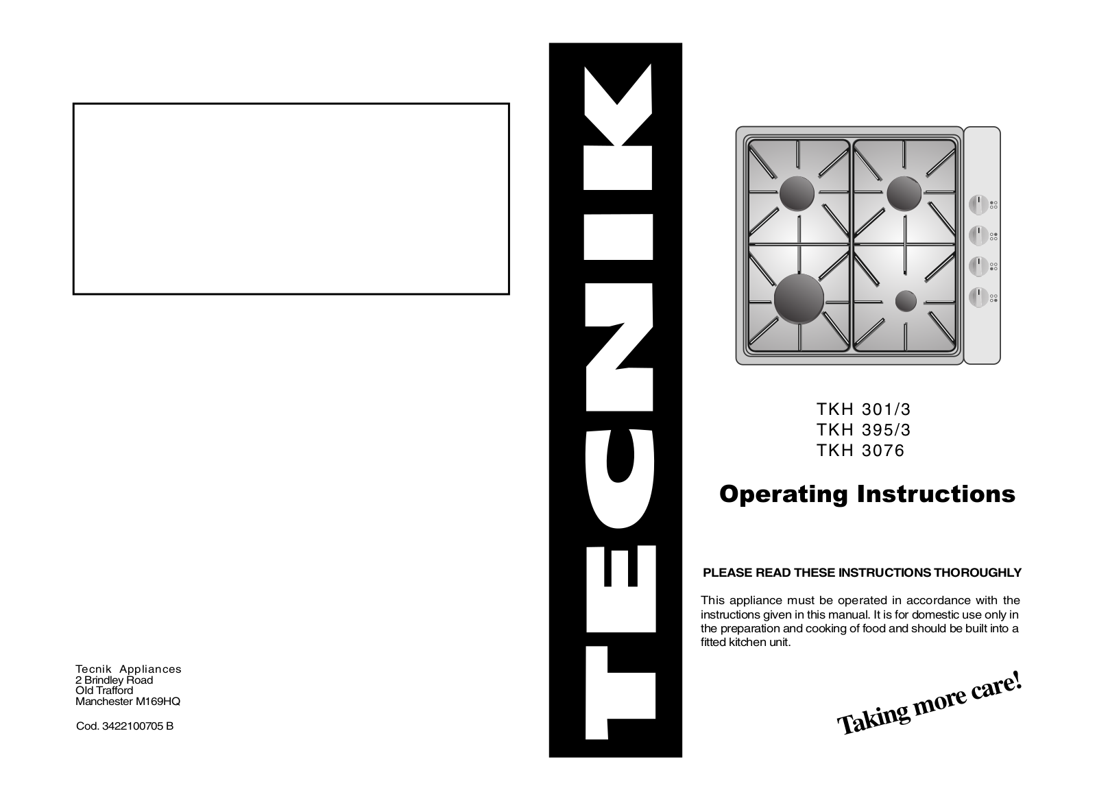 Siemens TKH 3076, TKH 301/3, TKH 395/3 Operating instructions