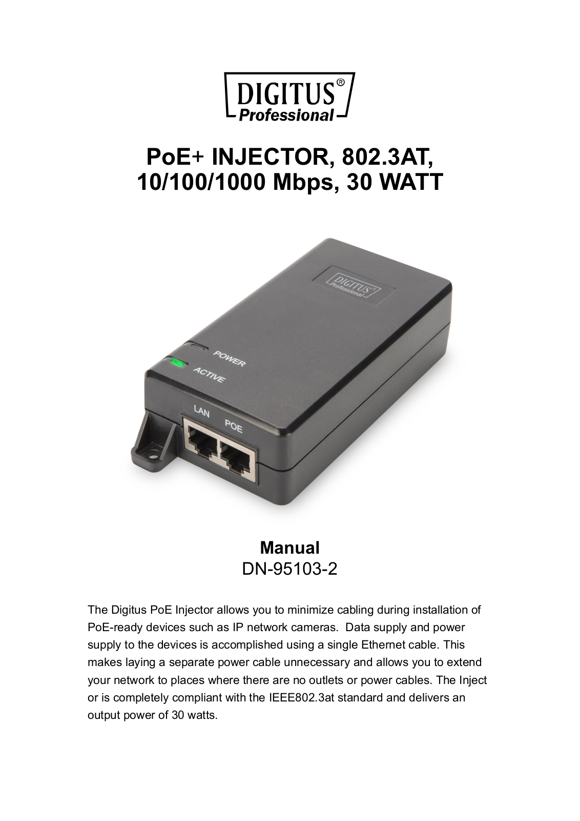 Digitus DN-95103-2 User Manual