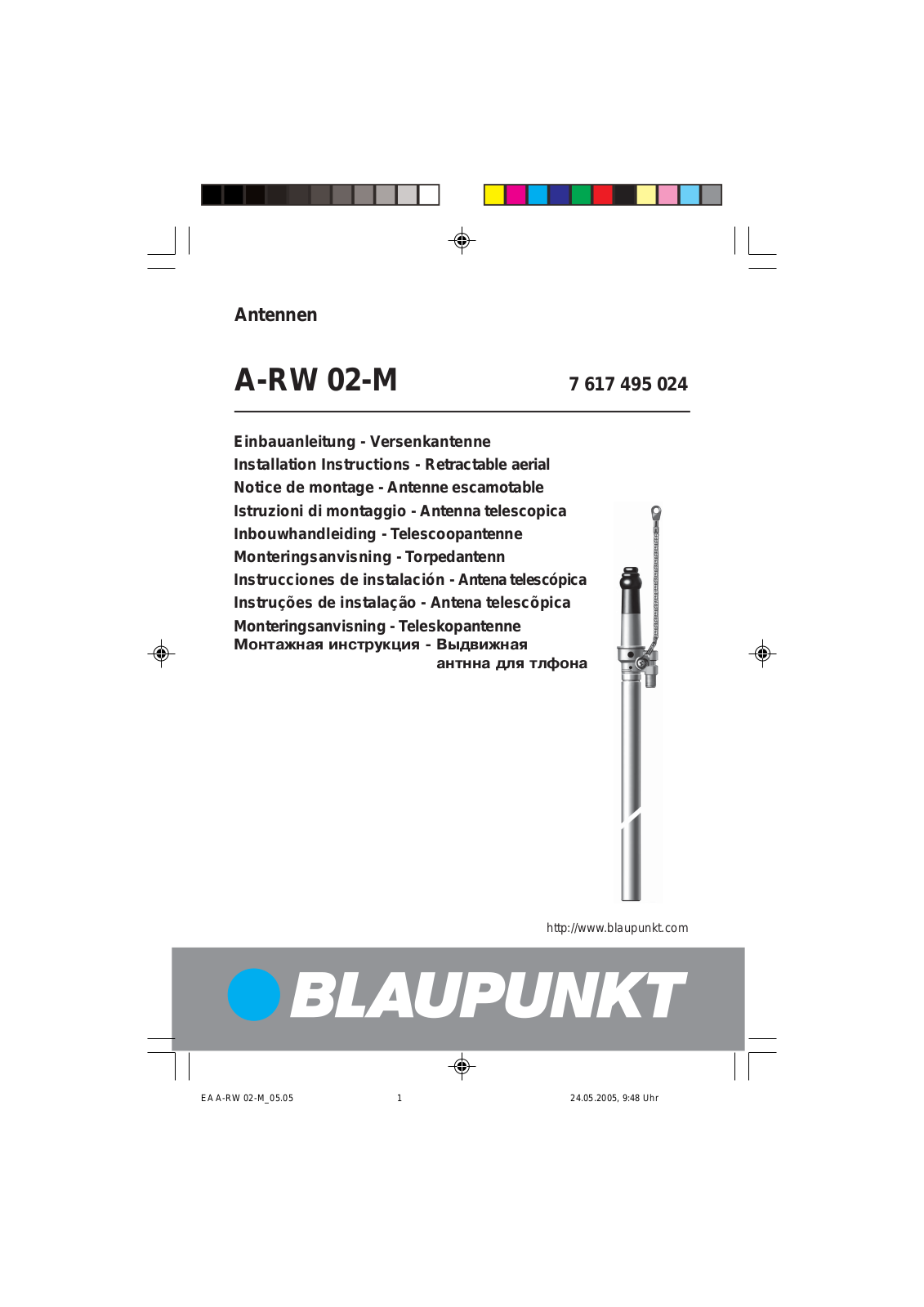 BLAUPUNKT A-RW 02-M User Manual