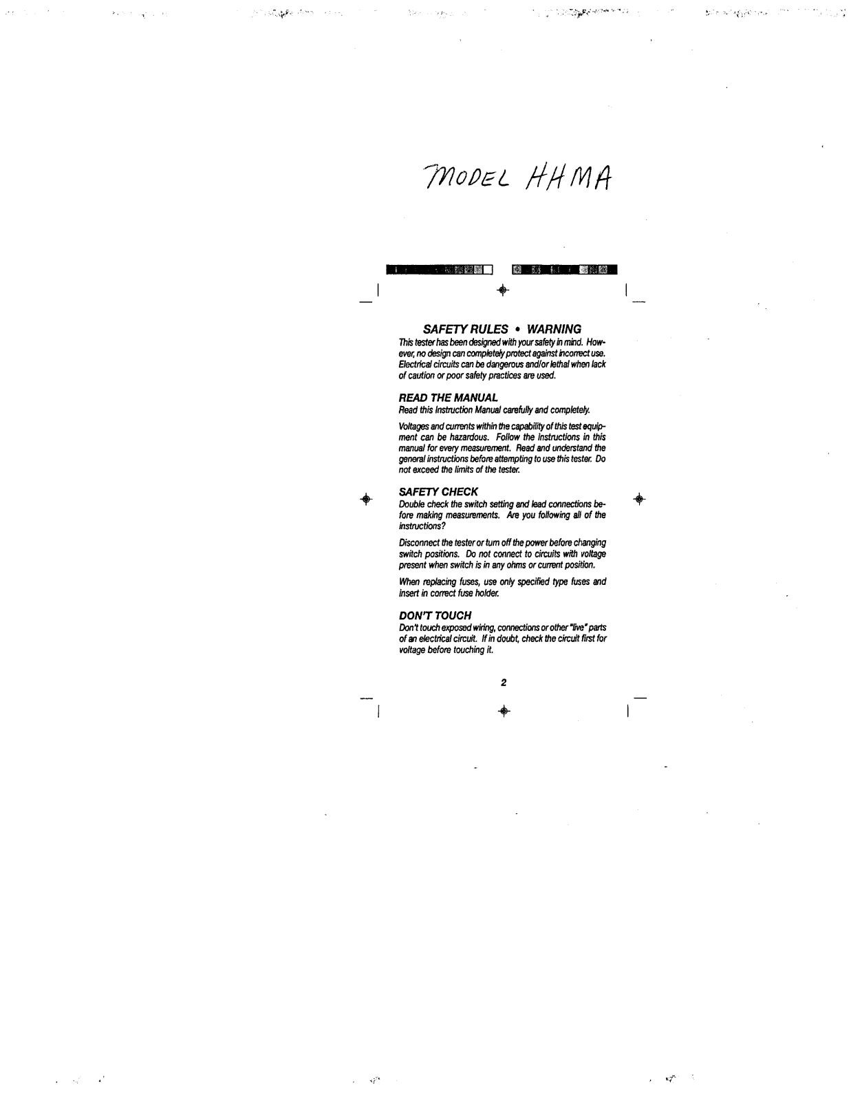 Omega HHMA User guide - ManualMachine.com