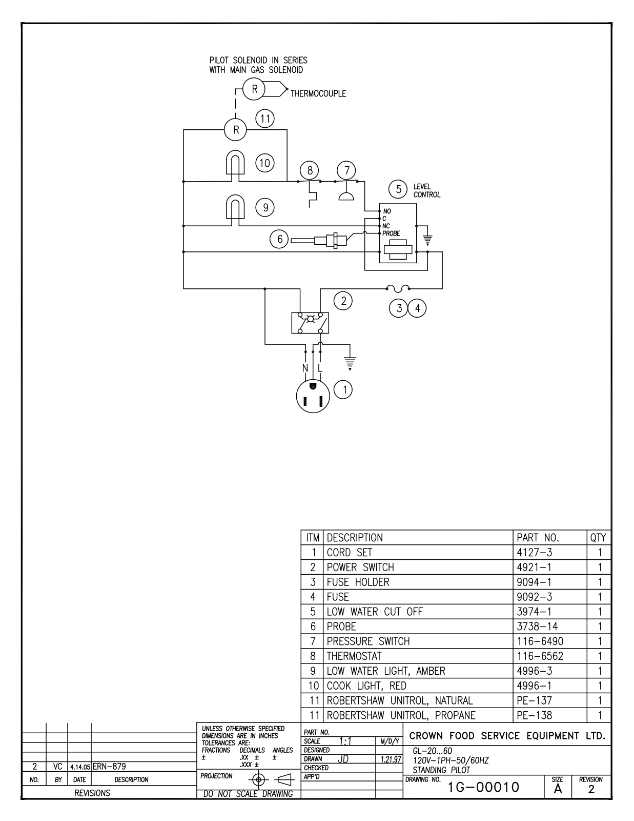 Intek GL-20 120V, GL-30 120V, GL-40 120V, GL-60 120V Service Manual