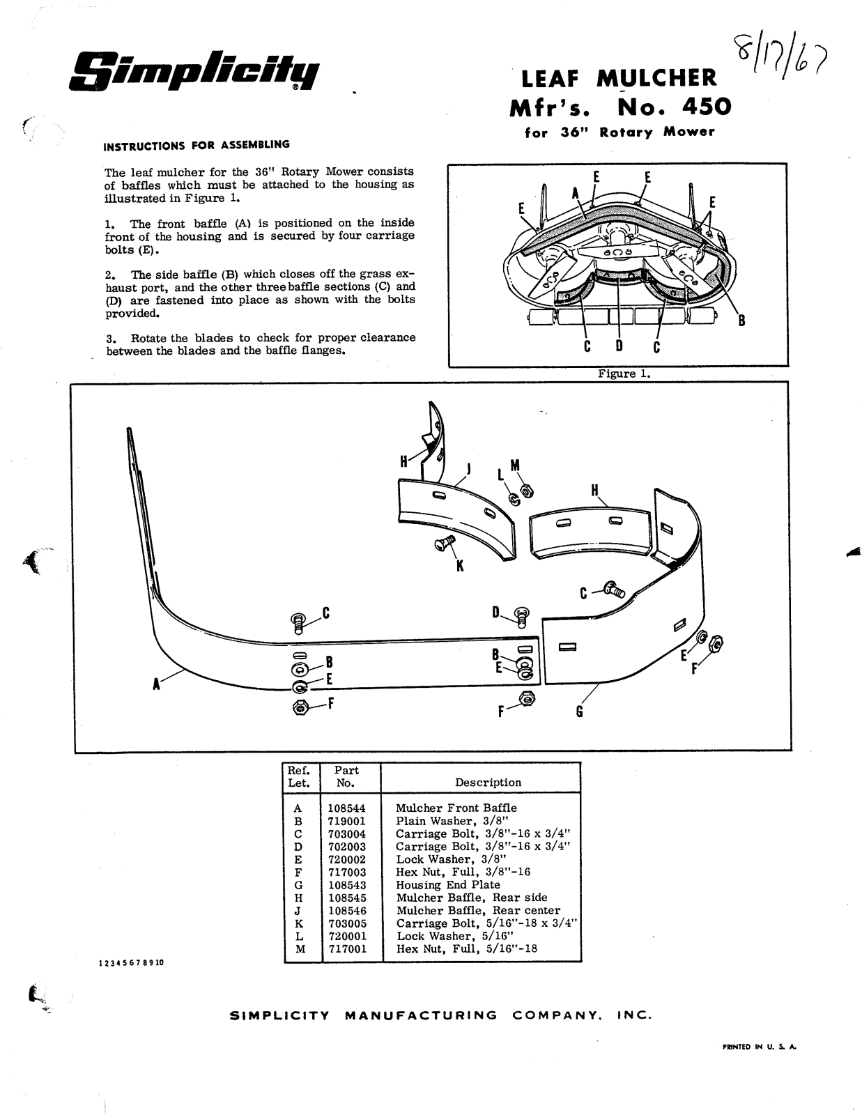 Simplicity 450 User Manual