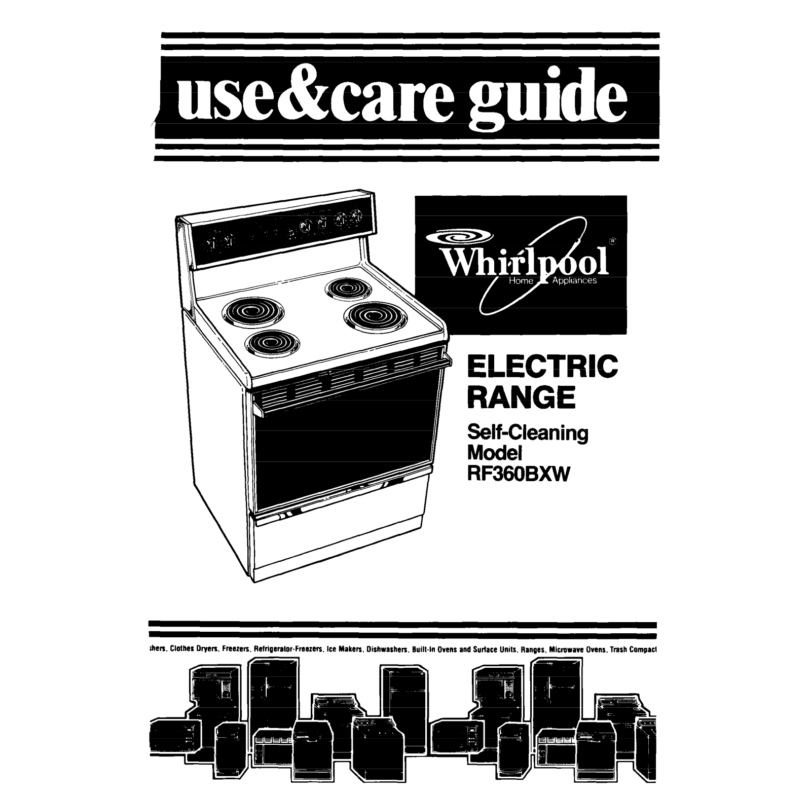 Whirlpool RF360BXW User Manual - ManualMachine.com