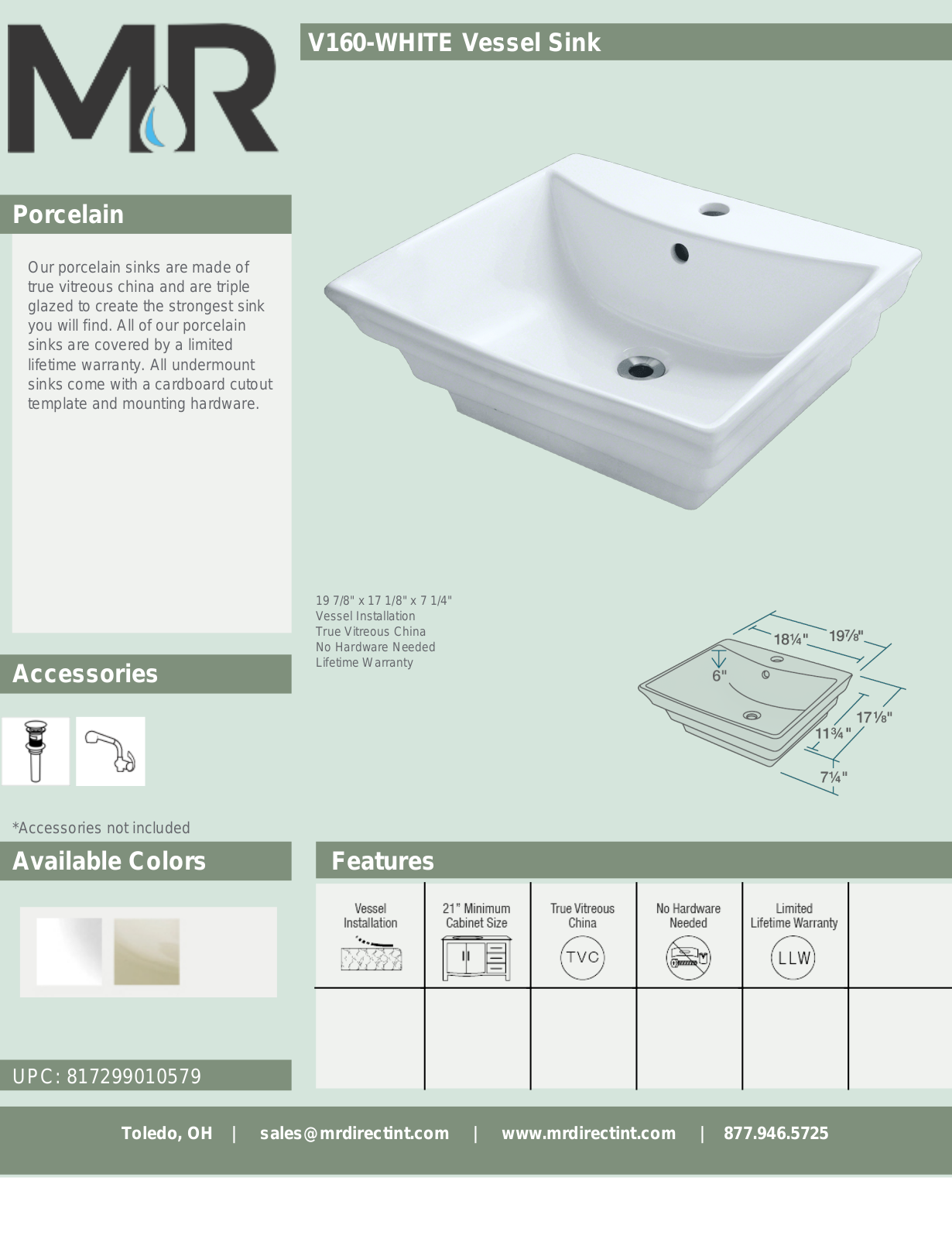 MR Direct MRDR1466 Specifications - ManualMachine.com