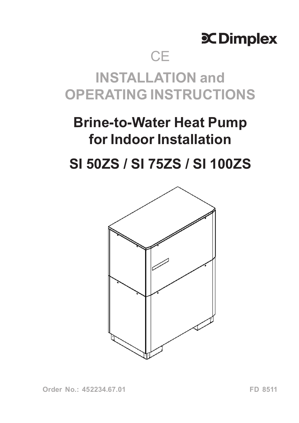 Dimplex SI 75ZS, SI 100ZS, SI 50ZS User Manual