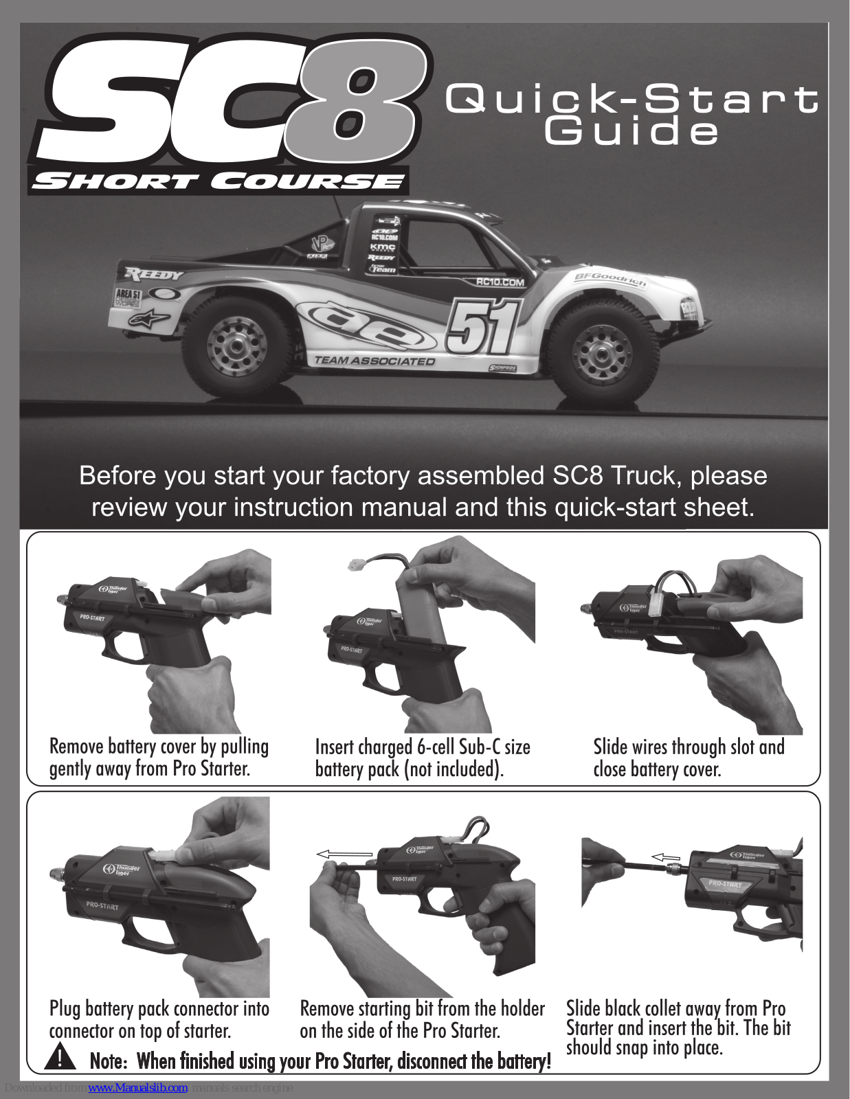 AE SC8 Quick Start Manual