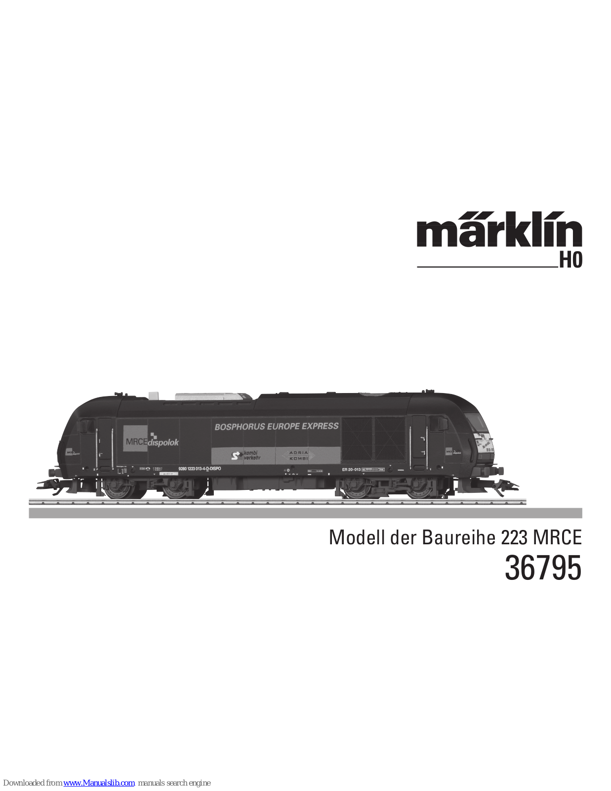 marklin 36795 User Manual