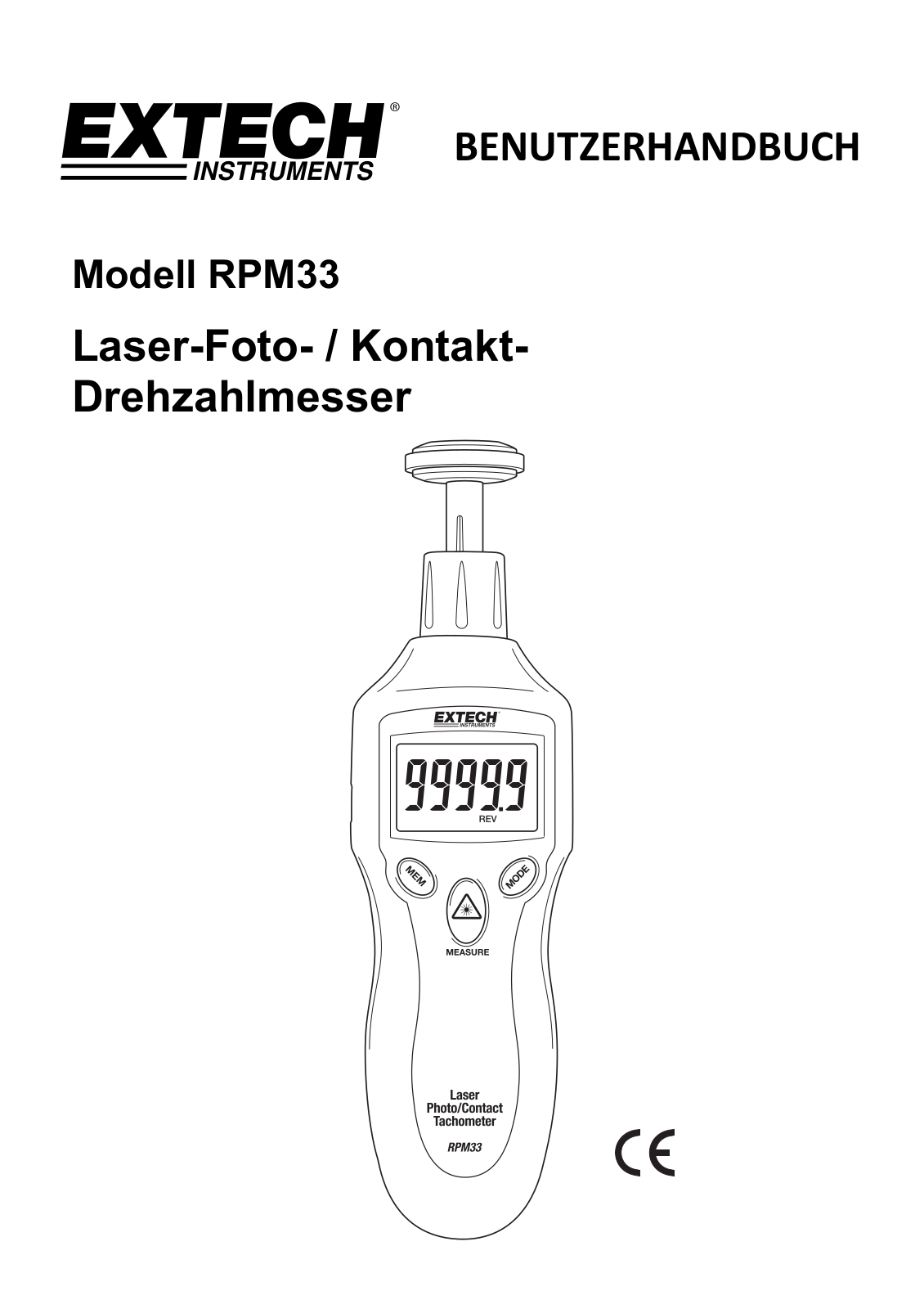 Extech RPM33 User guide