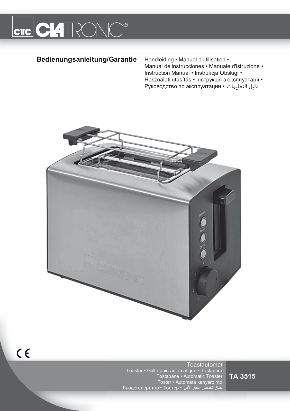 Clatronic TA 3515 User manual