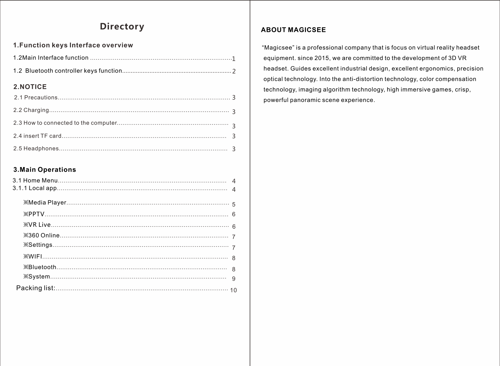 MAGICSEE TECHNOLOGY M1 User Manual