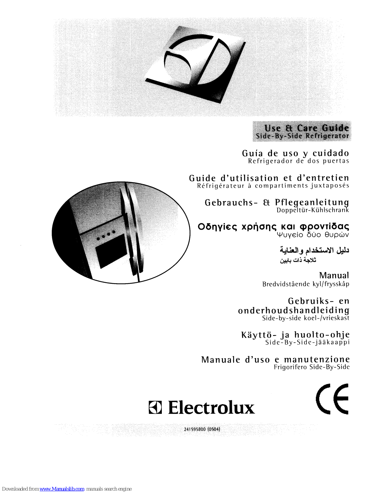 Electrolux S756281KG3, S756281KG Use & Care Manual