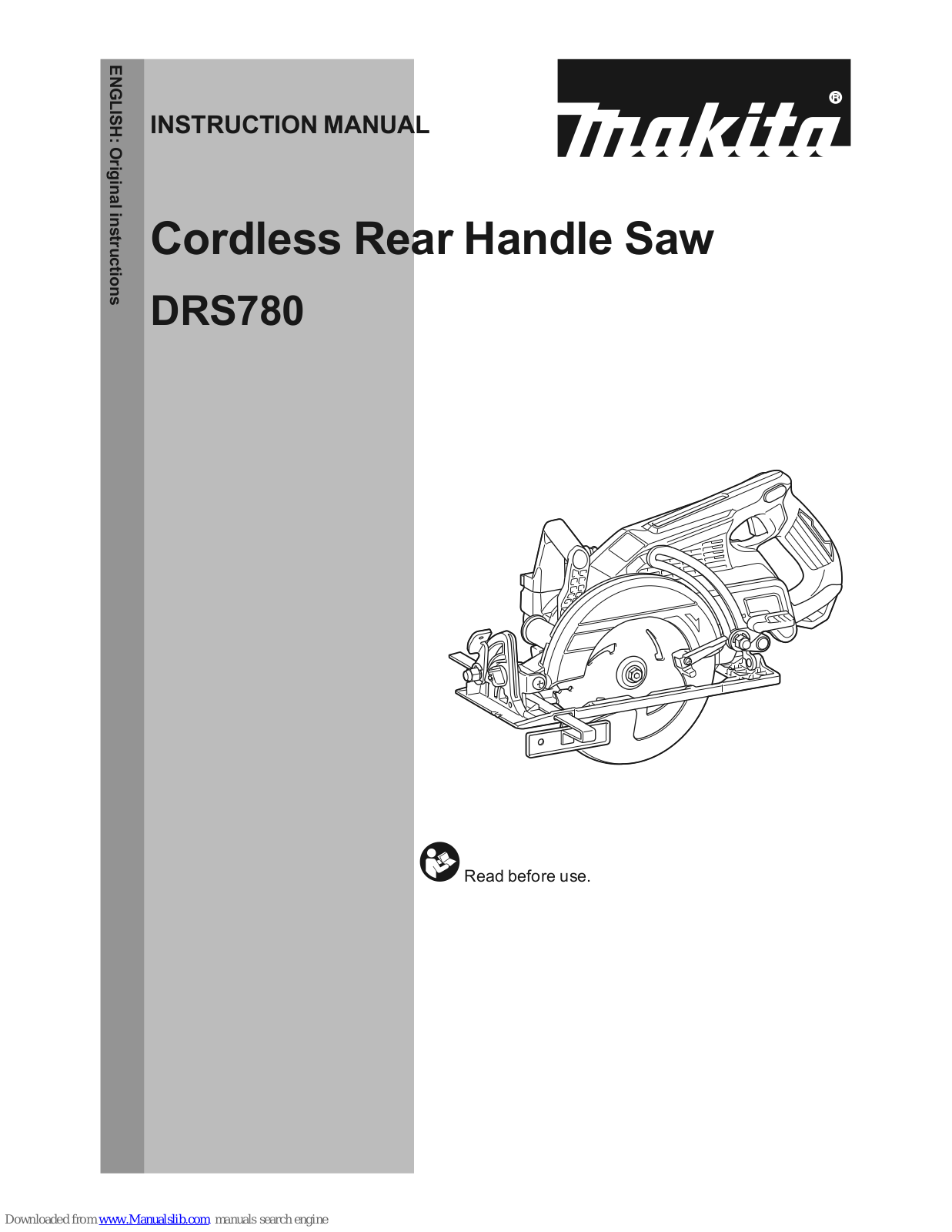 Makita DRS780 Instruction Manual