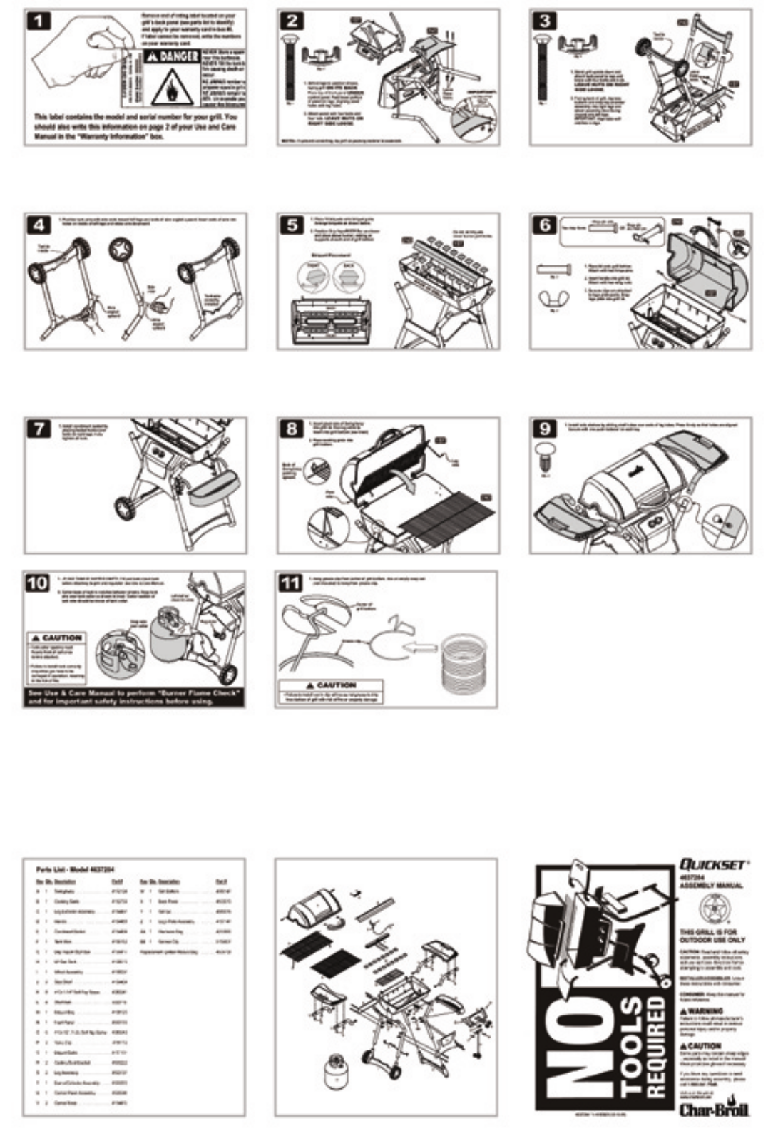 Charbroil 4637284 Owner's Manual