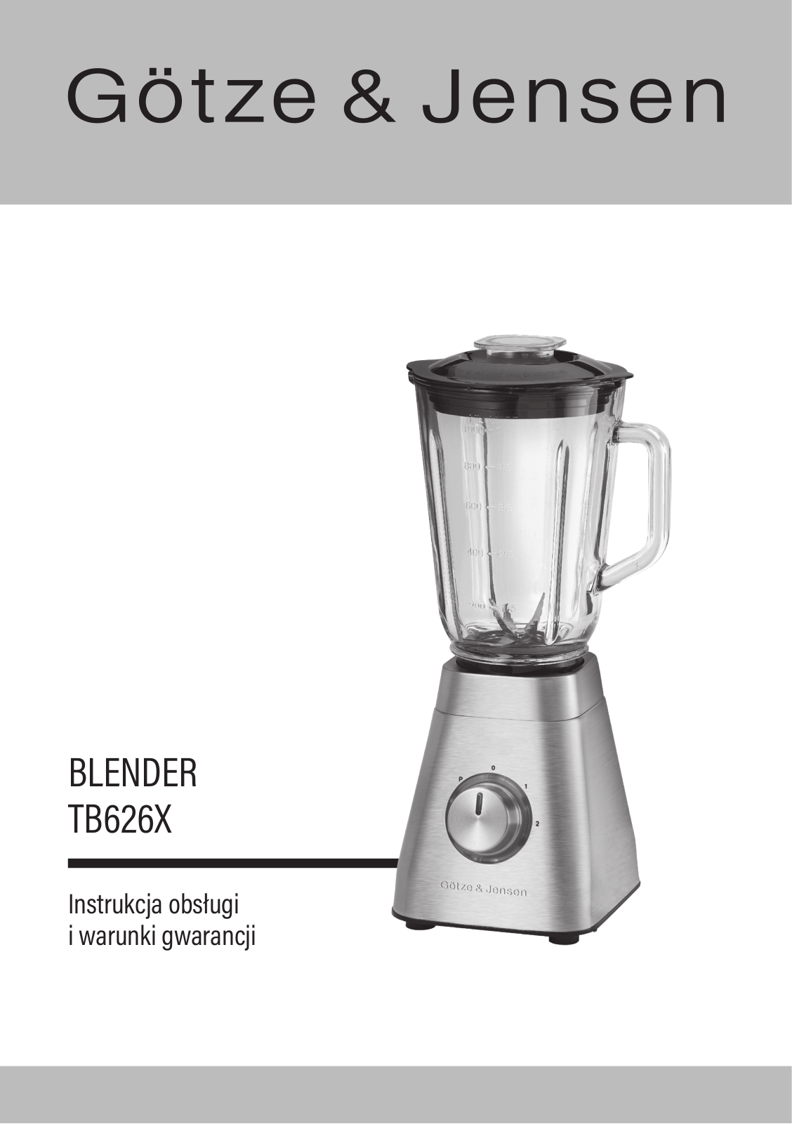 GOTZE & JENSEN TB626X User guide - ManualMachine.com