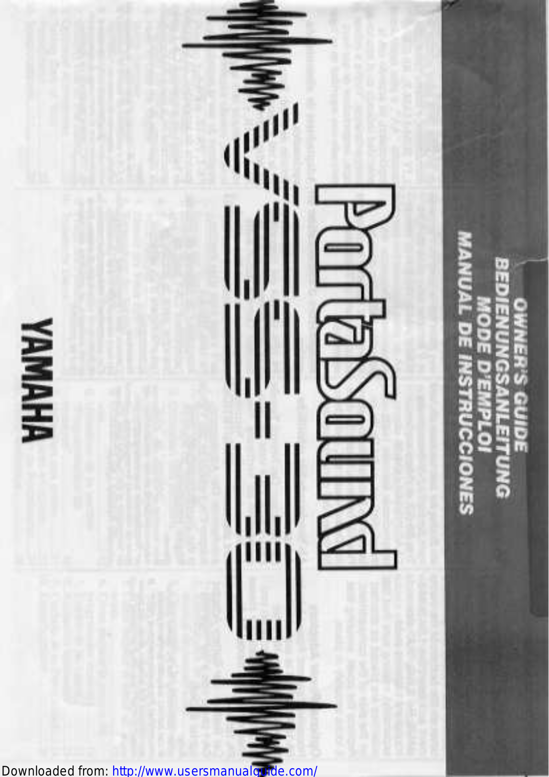 Yamaha Audio VSS-30 User Manual