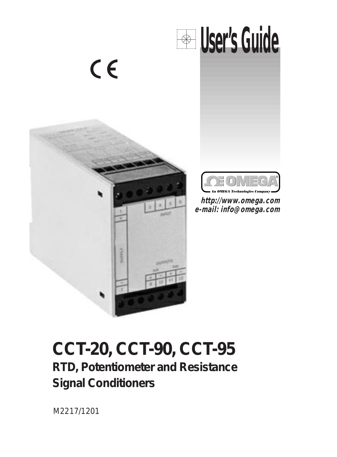 Omega Products CCT-20 Installation  Manual