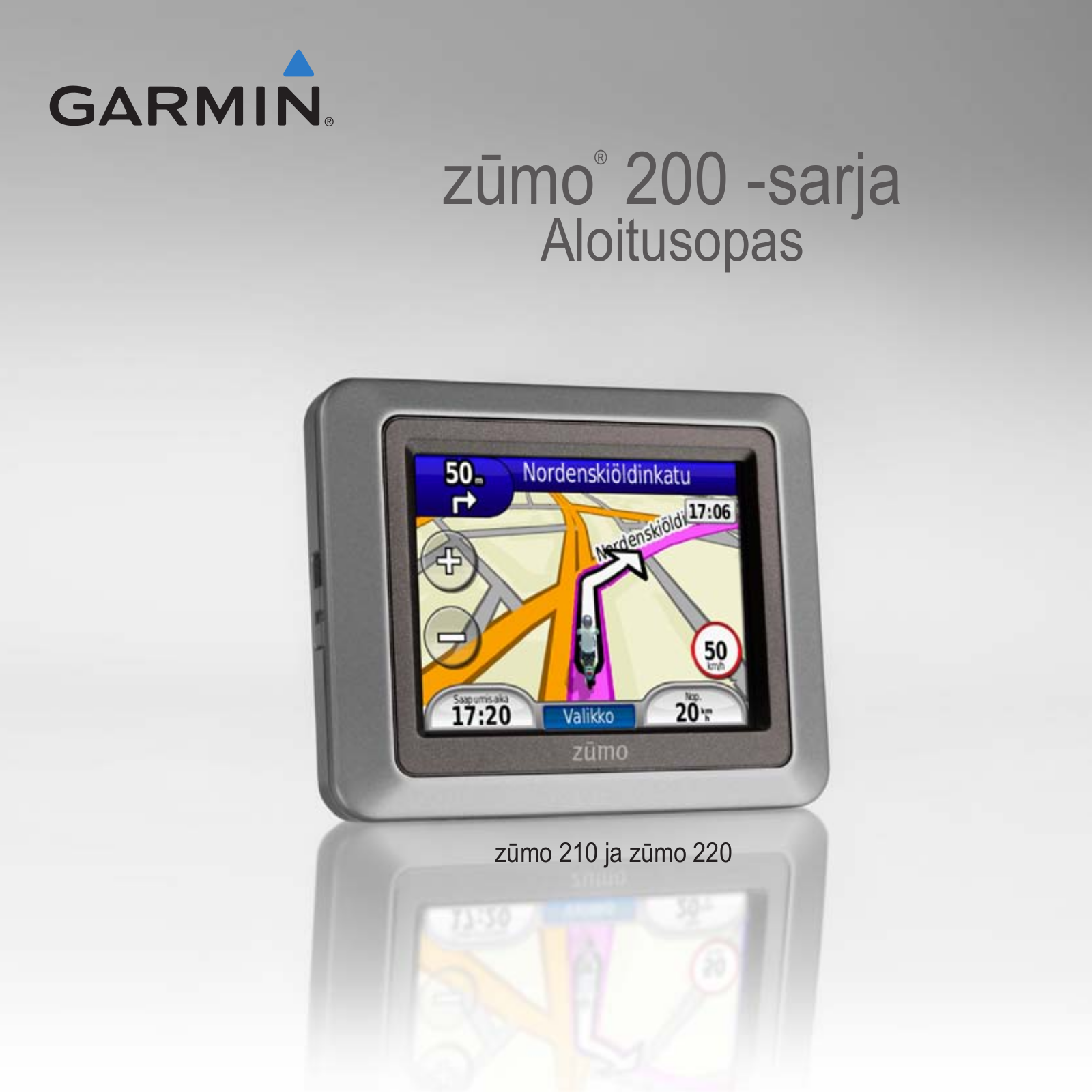 Garmin zūmo 210 CE, zūmo 220 Getting Started Guide