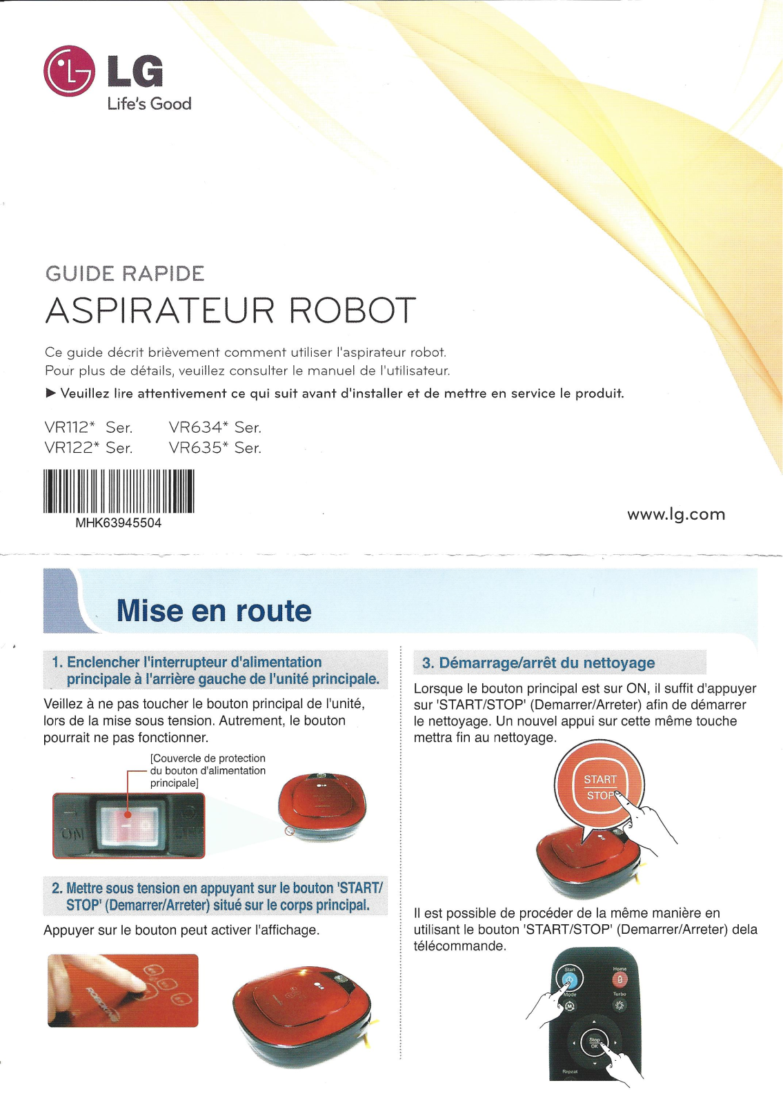 LG VR6260LV User Manual