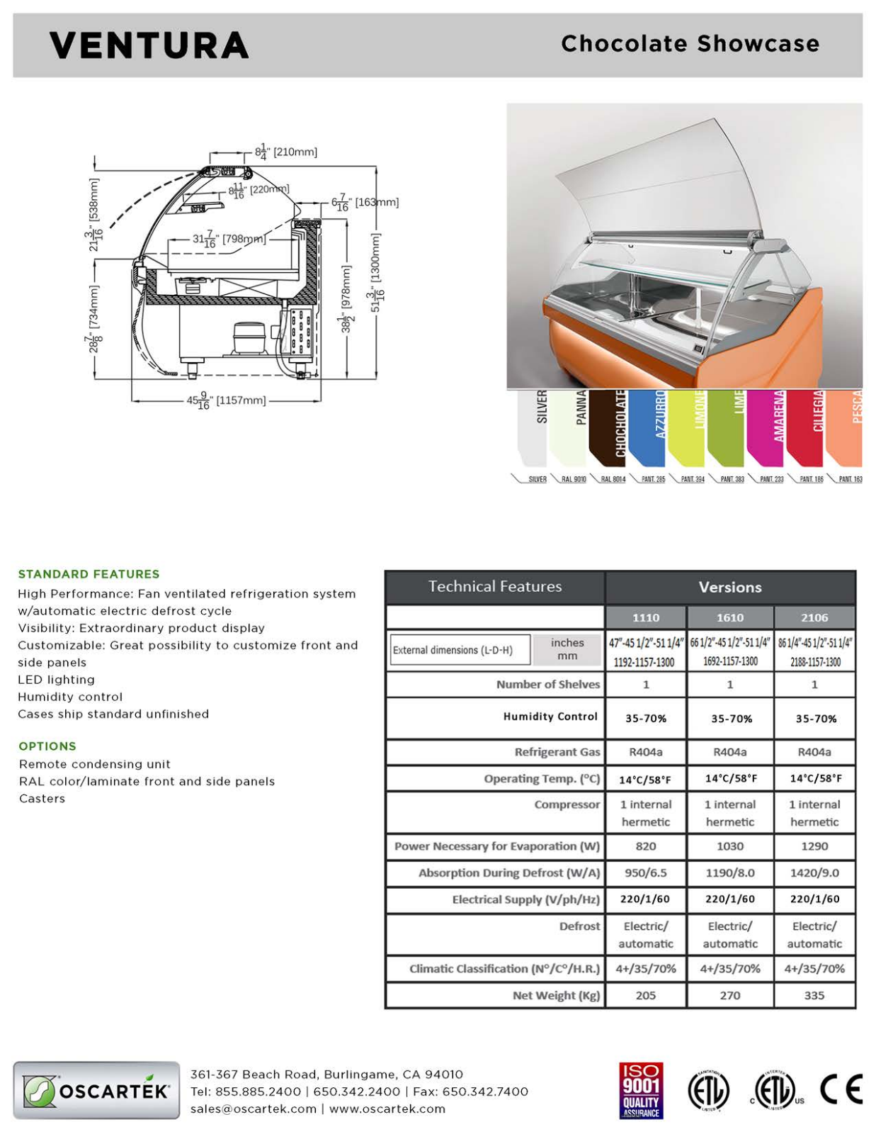 Oscartek VENTURA C1610 User Manual