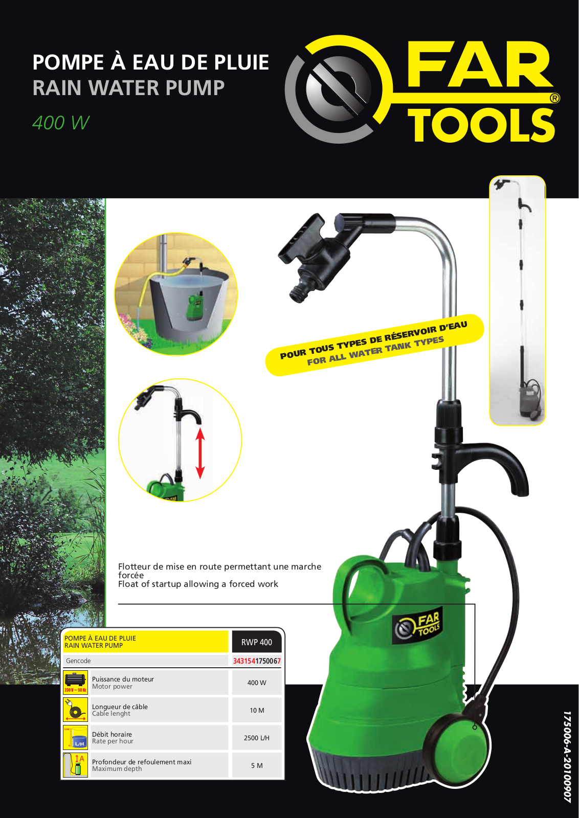 FARTOOLS RWP 400 User Manual