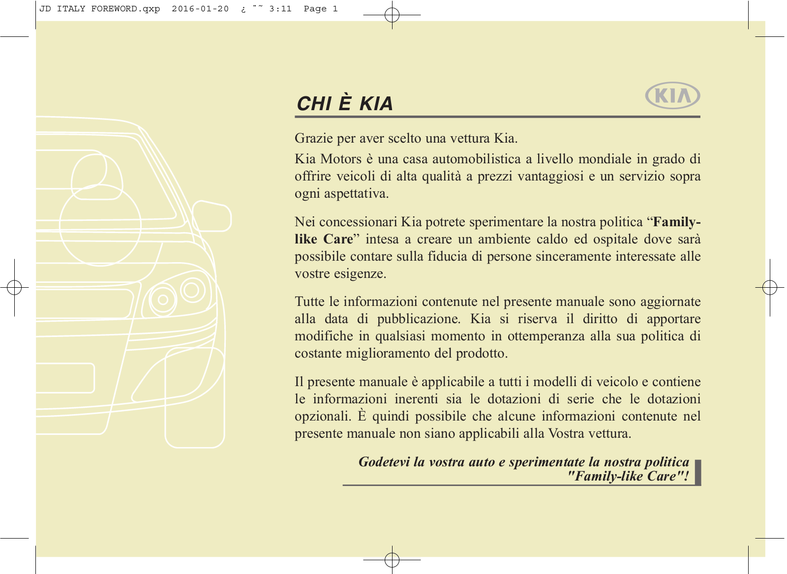 Kia Cee D 2017 Owner's Manual