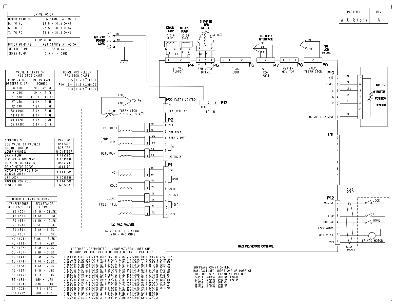 Maytag MVWB300WQ0 Parts Diagram