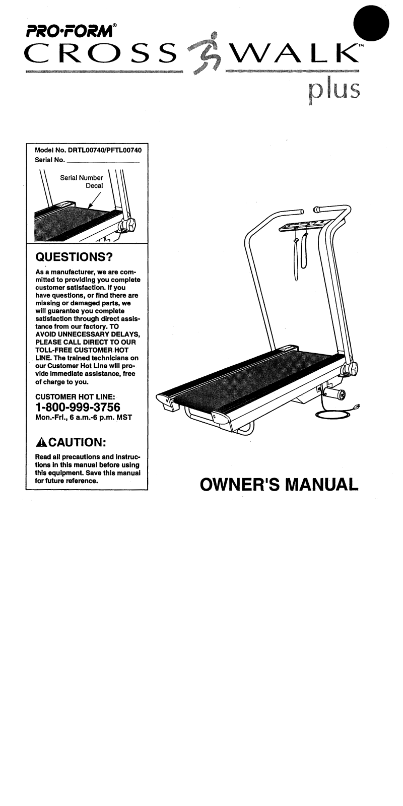 ProForm PFTL00740 User Manual