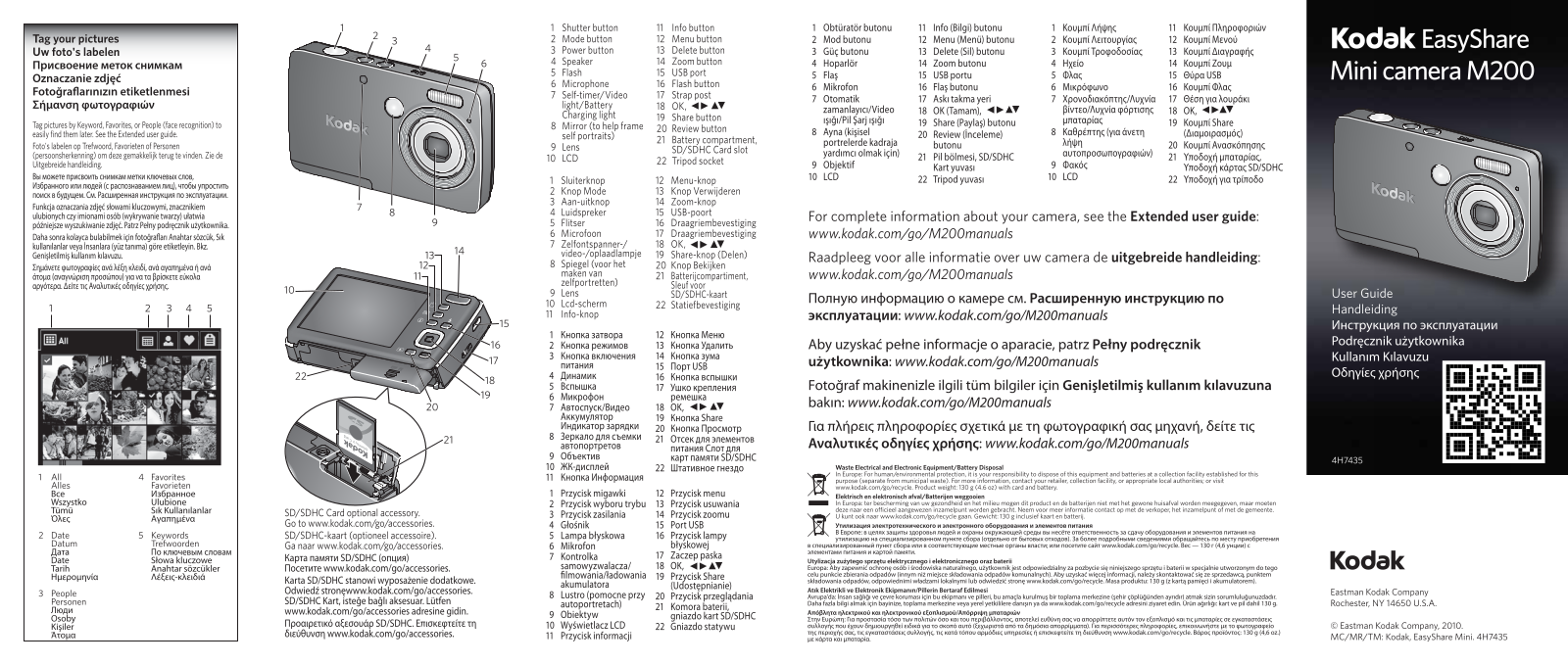 Kodak M200 User Manual